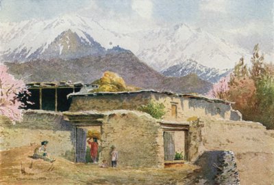 Una fattoria di montagna da Unbekannt Unbekannt